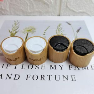 100 stks Eco-vriendelijke parfum spuitlotion pomp bamboe cap hout deksel cosmetische glazen plastic flesdeksel 18 20 24/410 nek diametgoods