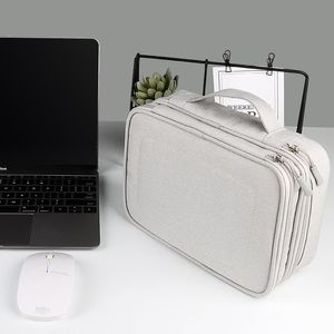 Electrónica para maquillaje, bolsa organizadora, accesorios electrónicos de viaje, estuche de almacenamiento para cargador de batería, auriculares, tarjeta SD, PHJK2107