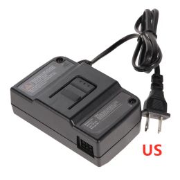 Adaptador de corriente de enchufe UE/EE. UU., fuente de alimentación de pared de repuesto, adaptador de Cable de cargador AC 100V-240V para Nintendo N64, 50 Uds.