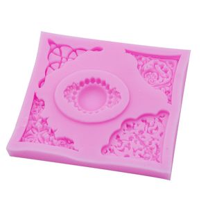 100 stcs European Lace Relief Siliconen schimmel handgemaakte snoep fondant cake kauwgompasta decoratie diy Sugarcraft bakbenodigdheden