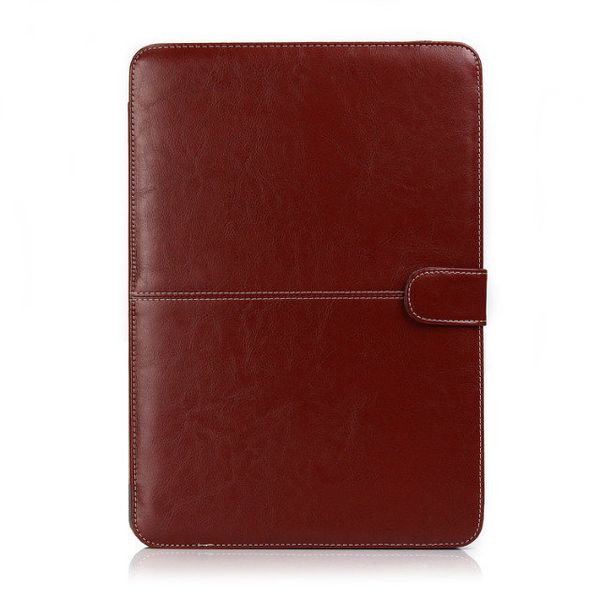 100 pièces Faux cuir ordinateur portable Folio livre portefeuille housse pour Apple Macbook Air Pro 11 ''12'' 13 