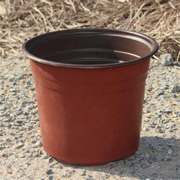 100 pièces Pot de fleur en plastique pépinière Pot semis fleur plante conteneur jardin graine plantation plante boîte de culture stockage 2106152510