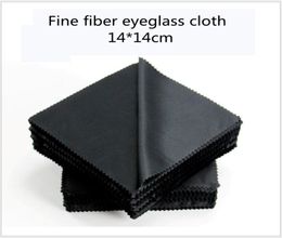 100pcs verres en tissu en microfibre Nettoyeur Claies Nettoyage Verres Lentes Lentes Black Eyeglass de chiffon accessoires 6425817