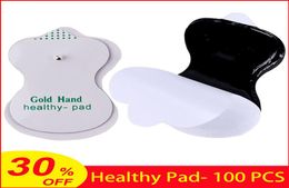 100 stcs gezonde pads Zelfklevende schattingsschatting Elektrode -pads voor tientallen acupunctuur digitale therapie machine Massager7177213
