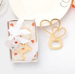 100 pezzi cuore apribottiglie birra bomboniere e regali regali di nozze per gli ospiti souvenir di nozze forniture per feste 471Q