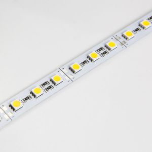 100 stks Hoge kwaliteit LED DC 12V SMD 5050 Harde stijve strip 50cm / 100m niet-waterdicht voor binnenverlichting