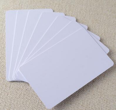 100 stks Hoge Technology Chip RFID FM11RF08 F08 13.56 MHZ IC-nabijheid Blanco kaarten leesbare beschrijfbare herschrijving voor toegangscontrole White Card