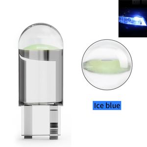 100 stks Ice Blue 1led COB 158 W5W 2825 168 192 194 T10 Wedge Lampen 12V voor Auto Side Marker Lamps Dome Map Deur Kenteken Licht