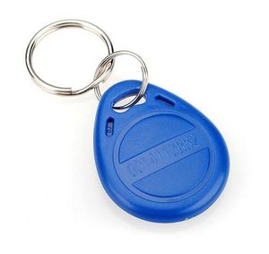 100 stks ISO11785 TK4100 / EM4100 125KHZ Sleutel Kettingkaart Nabijheid FOB ABS Tags RFID Access Control Custom Plastic Sleutel Tag