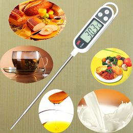 100 stks KT300 LCD-scherm Digitale Thermometer Temperatuursensor Probe Pen Vorm Koken Vlees Keuken BBQ Melk