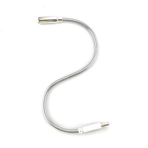 100 pièces lampe économie d'énergie Flexible LED lumineux USB serpent Mini lumière ordinateur portable PC nuit liseuse JL1759