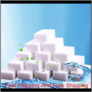 100pcs grande éponge magique blanche haute densité mélamine éponge gomme maison bureau nettoyage éponge cuisine qylZkB homes2007287V