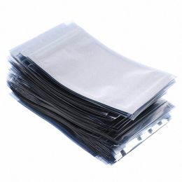 100pcs laser arc-en-sacs de stockage sacs de verrouillage étanche pour bijoux cadeaux sacs d'emballage alimentaire organisateur de maquillage sac ziplock 98vG #