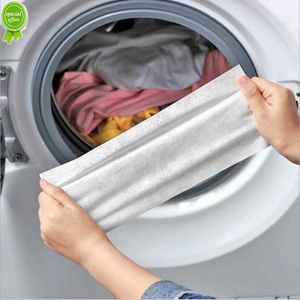 100 pièces blanchisserie couleur enlever feuille couleur attrape feuille preuve couleur Absorption papier Anti tissu teint feuilles dans la Machine à laver