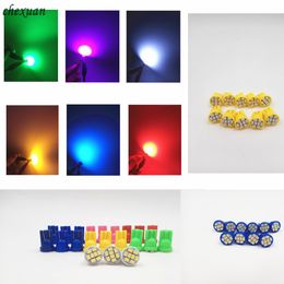 100pcs Led T10 8 smd 1206 8leds 8SMD Éclairage intérieur de voitures 194 168 192 W5W 3020 Auto Wedge éclairage 12V DC