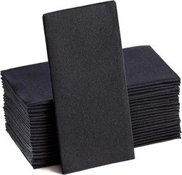 100pcs longs-feel-feel Dîner serviettes de papier 30 * 43 cm serviettes de serviette à table absorbante pour le dîner de mariage 240419