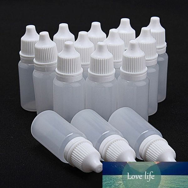 100 Pcs/Lot 10 ml vide en plastique compressible compte-gouttes bouteilles oeil liquide compte-gouttes échantillon yeux goutte bouteille rechargeable