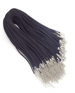 100pcs / lot 18 pouces collier de velours noir cordon fil résultats de bijoux composants pour bricolage artisanat cadeau W5229H9952887