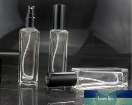100 stks / partij 20ml lege parfumflessen verstuiver spuitglas navulbare fles spray geur case reiziger metalen spray verstuiver