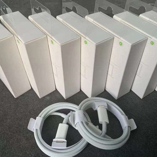 100 unids/lote 20W PD carga rápida 1M USB C Cable cargador para Iphone 13Pro 12 11 Pro Max Xs XR 8 7 6s tipo con caja al por menor