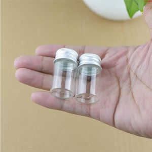 100 stks/partij 22*40mm 8ml Tiny Glazen Flessen opslag flessen jar Kleine Potten Flesjes Mini Containers DECORATIEVE Bottleshigh qualtity Ivlth