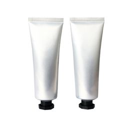 100 pcs/lot 30 ml argenté vide crème pour les mains tuyau en aluminium Tube en plastique, 30g qualité supérieure BB crème douce de BB crème récipient souple