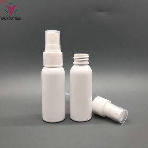 100 PZ/LOTTO flacone spray da 30 ml Bianco PET piccolo vuoto 1 oz Plastica Riutilizzabile (alta qualità) di buona qualità