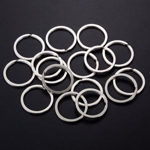 1000 pièces/sac 30 MM plat fendu anneau connecteurs fer argent Antique bronze porte-clés cercle pour porte-clés bricolage faisant trouver des accessoires connecteur en gros