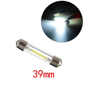 100 Pcs/Lot 39mm LED C5W Double pointe voiture ampoules pour voiture lecture ampoules Auto intérieur dôme lumière coffre porte lampe plaque d'immatriculation lumière