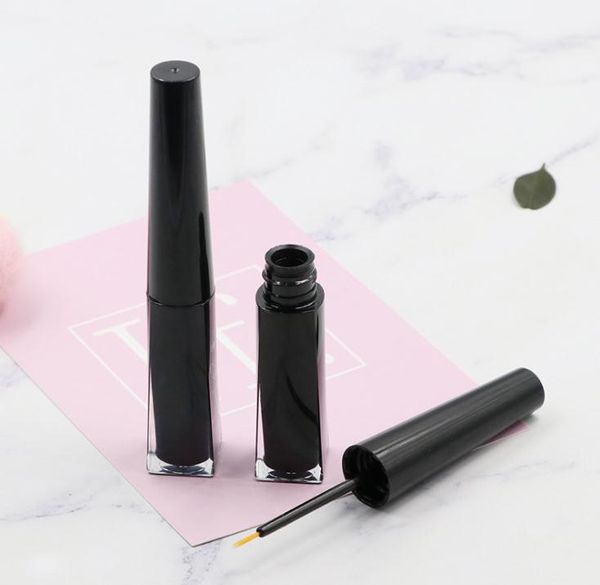 100 pcs/lot 3 ml en plastique croissance des cils liquide bouteille vide nouveau Style oeil noir Mascara liquide Eyeliner bouteille conteneurs SN3713