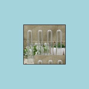 Bouteilles d'emballage 40Ml masque Transparent bain sel Test Tube Pet 40Cc bouteille en plastique Transparent cosmétique avec bouchon en aluminium emballage Bot