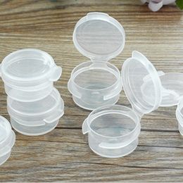 100 pcs/lot 5g bouton boîte Mini Q boîte petit Pot anti-fuite crème pots populaire échantillon Pot boîte pots cosmétiques vides maquillage conteneurs