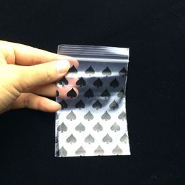 100 stcs/perceel 7,5x11.5 cm plastic verpakkingszakken reclosable kleine heldere zakken home sundries storage
