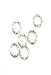 100pcs lote 925 Sterling Silver Open Jump Ring Rings Accesorio para joyas de DIY Craft W5008312S7242886