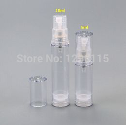 100 stks / partij Airless Spray Bottle 10ml voor hervulling Cosmetics Parfum Spuitmachines