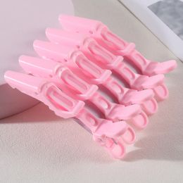 100pcs / lot Alligator Clip Clip Hairdressing Clamps Plastic Hair Claw Professional Barber For Salon Styling Hairpins Hair Accessor