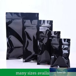 100 pcs/Lot sacs d'emballage en papier d'aluminium paquets d'échantillons thermoscellés avec fermeture à glissière refermable Mylar fermeture à glissière sac de rangement de qualité alimentaire
