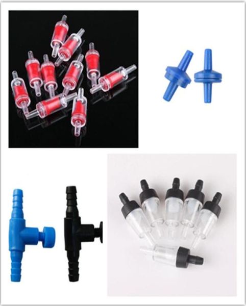 100pcs / lot contrôleur de valve de débit d'air d'aquarium clapet anti-retour connecteurs de tubes de compagnie aérienne valve de contrôle d'air accessoires de pompe à air 3552814