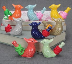 Party Gunst Bird Shape Waterbirds Fluitjes Kinderen Geschenken Keramische Water Ocarina Arts and Crafts Kid Gift Veel stijlen SN334