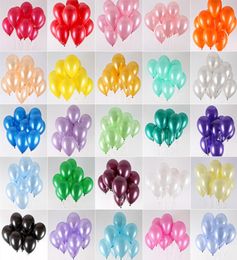 100pcs lot Ballons d'anniversaire 10inch 15g Latex Hélium Ballon épaississement de la perle de la fête de la fête de la fête de la fête