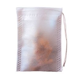 100 unids/lote bolsas de té desechables bolsa de té vacía con papel de filtro de sellado curativo para bolsitas de té de hierbas para té suelto