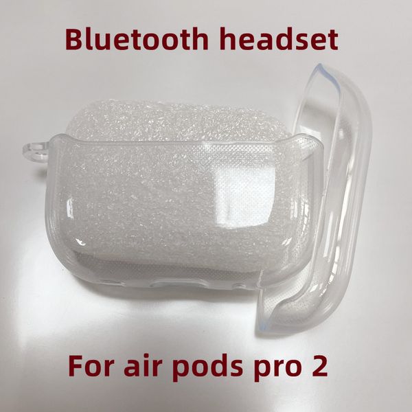 Case d'écouteur 100pcs / lot pour AirPods Pro 3 2 Bluetooth Wireless Headphone Clear Case de protection Sleeve For Air Pods Pro2 Headset Cover