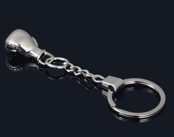 KOSTENLOSER VERSAND 100 teile/los Mode Metall Boxhandschuh Schlüsselanhänger Mini Handschuh Schlüsselanhänger Schlüsselhalter