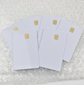 100pcs / lot ISO7816 Carte PVC blanche avec puce SEL4442 Contact IC Card Blank Contact Smart Card237a2739863