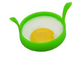100 stks / partij Gratis Verzending Keuken Dineren Gadget Speciaal Kookgerei Ronde Siliconen Egg Ringen POACHer Shaper Pancake Ring