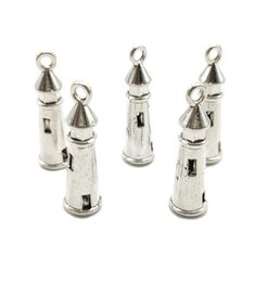 100 unids / lote faro encantos de plata antiguos colgantes Fabricación de joyas DIY para collar pulsera pendientes estilo retro 825 mm DH04824611532