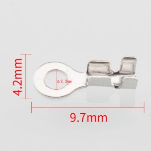 100 stcs/lot M3 M4 M5 M6 M8 M10 Elektrische draadconnectoren Lippen Ringlippen ogen Crimp Terminals Niet-geïsoleerde naakte connector