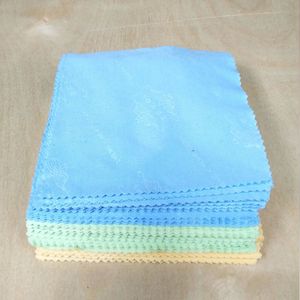 100pcs/lot Microfibre Sunglasses Cleaner Cloth Limpia Gafas Wipes For Glasses Lens Cleaning Cloth 130*130mm Eyeglasses Cleaner 201021