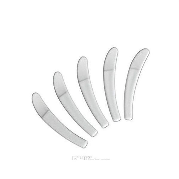 100pcs / lot Mini spatule cosmétique Scoop spatule blanche jetable 50mm en plastique Sp315K