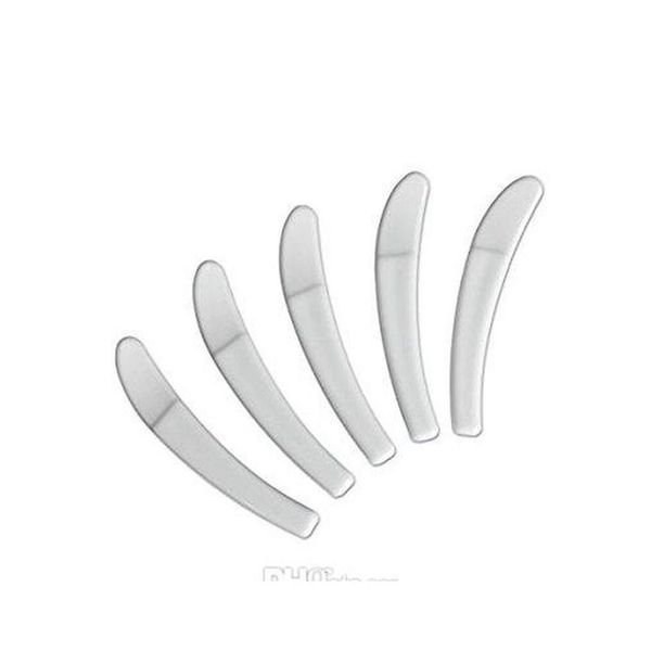 100pcs / lot Mini spatule cosmétique Scoop spatule blanche jetable 50mm en plastique Sp323e